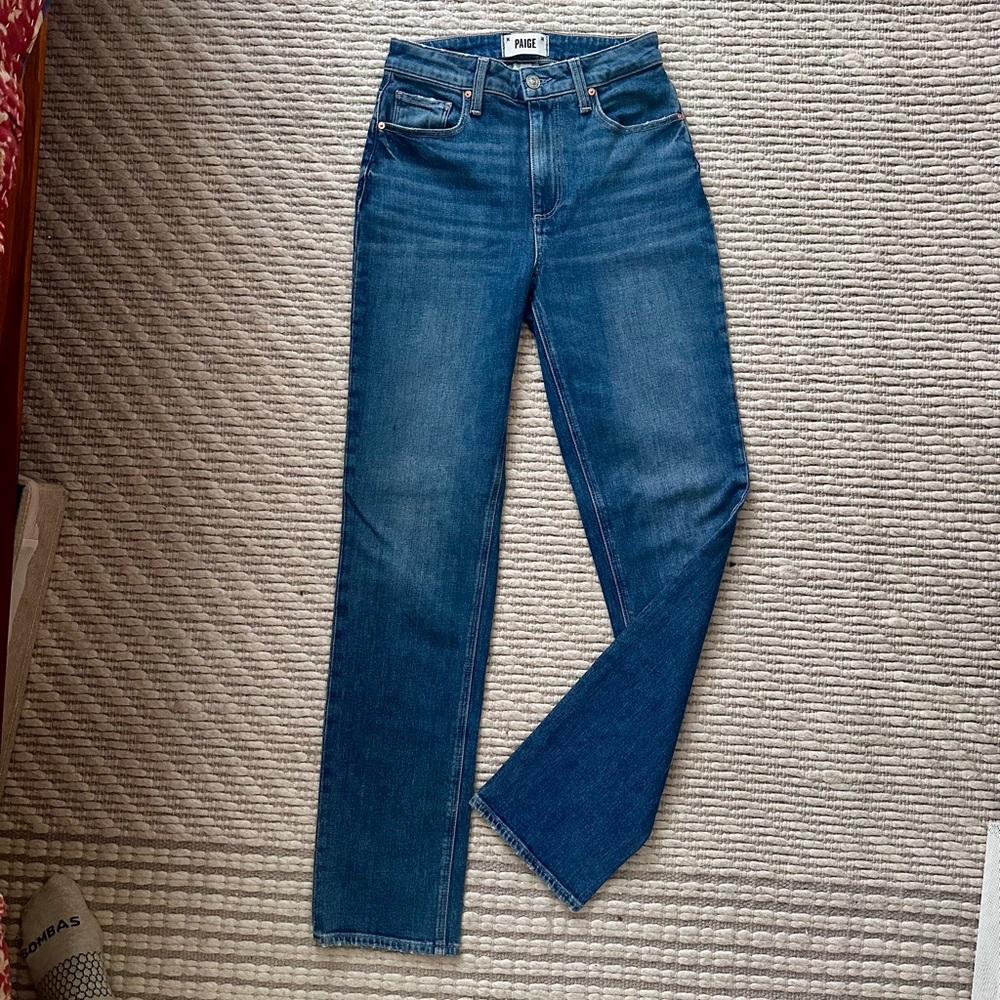 PAIGE Stella high-rise straight-leg jeans